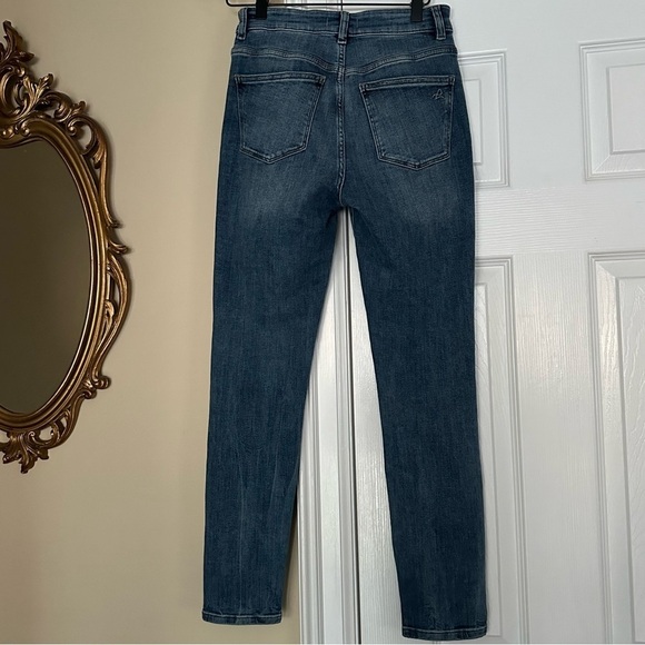 DL1961 Farrow Ankle High Rise Instasculpt Skinny Jeans button Fly Size 25 - Picture 5 of 11